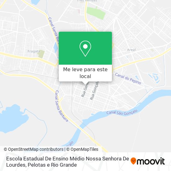 Escola Estadual De Ensino Médio Nossa Senhora De Lourdes mapa