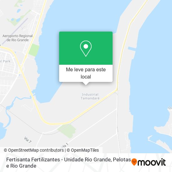 Fertisanta Fertilizantes - Unidade Rio Grande mapa