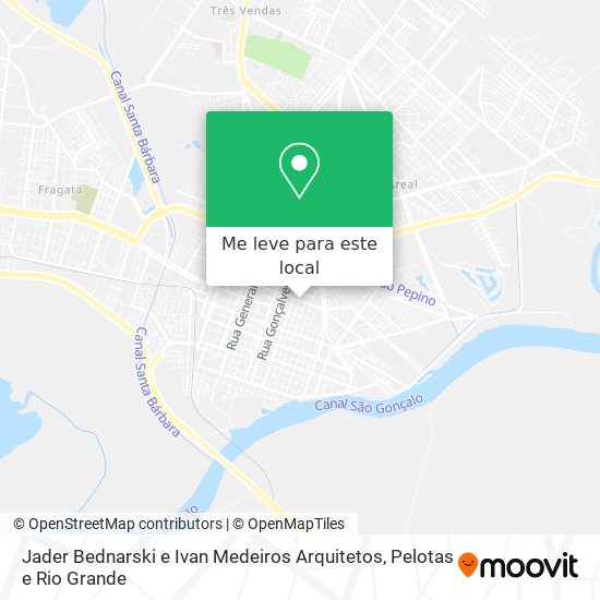 Jader Bednarski e Ivan Medeiros Arquitetos mapa