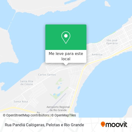Rua Pandiá Calógeras mapa