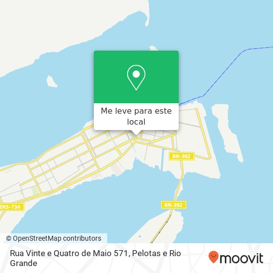 Rua Vinte e Quatro de Maio 571 mapa