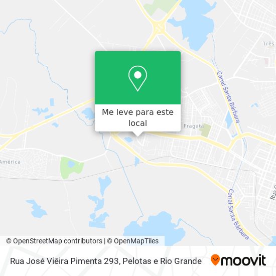 Rua José Viêira Pimenta 293 mapa