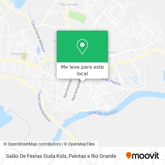 Salão De Festas Duda Kids mapa