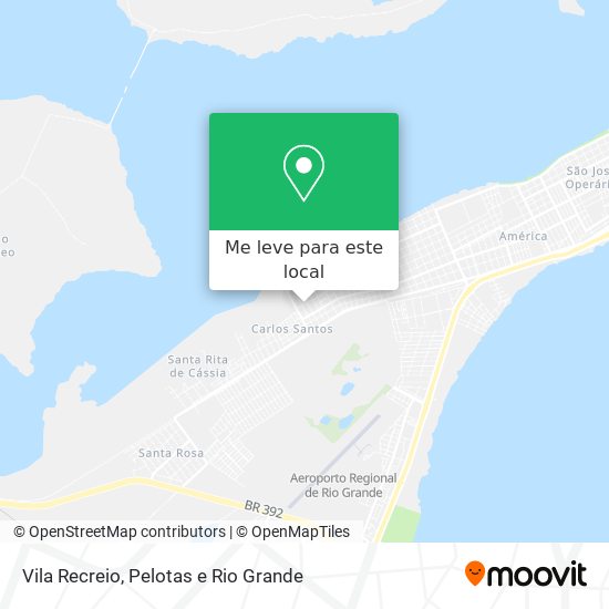 Vila Recreio mapa