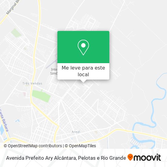 Avenida Prefeito Ary Alcântara mapa