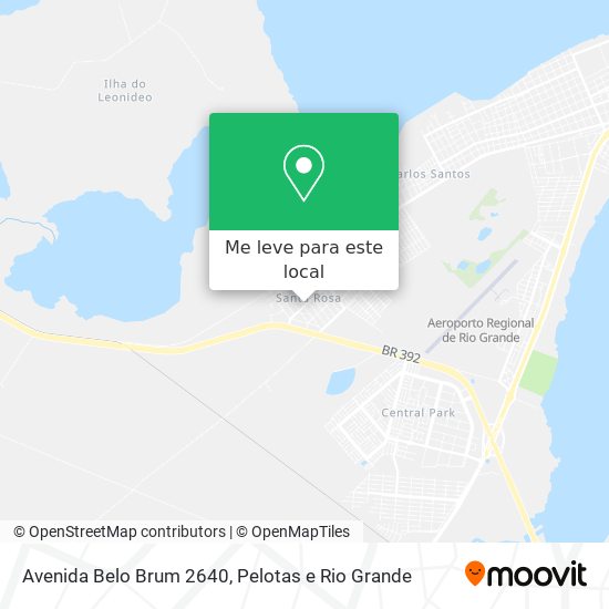 Avenida Belo Brum 2640 mapa