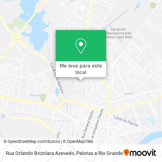 Rua Orlando Brizolara Azevedo mapa