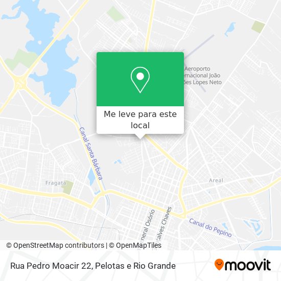 Rua Pedro Moacir 22 mapa