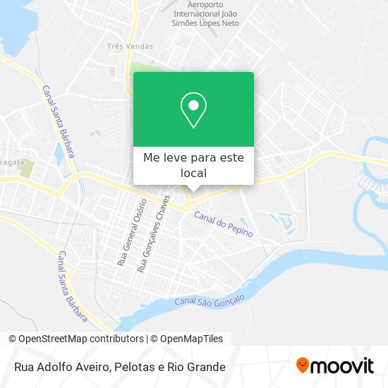 Rua Adolfo Aveiro mapa