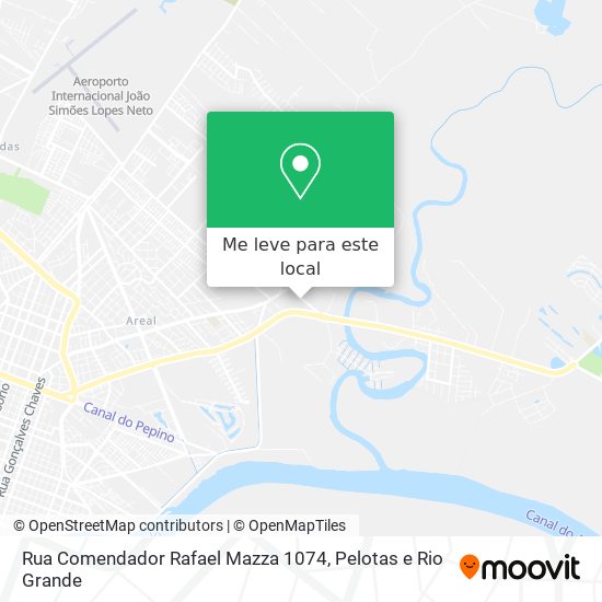 Rua Comendador Rafael Mazza 1074 mapa