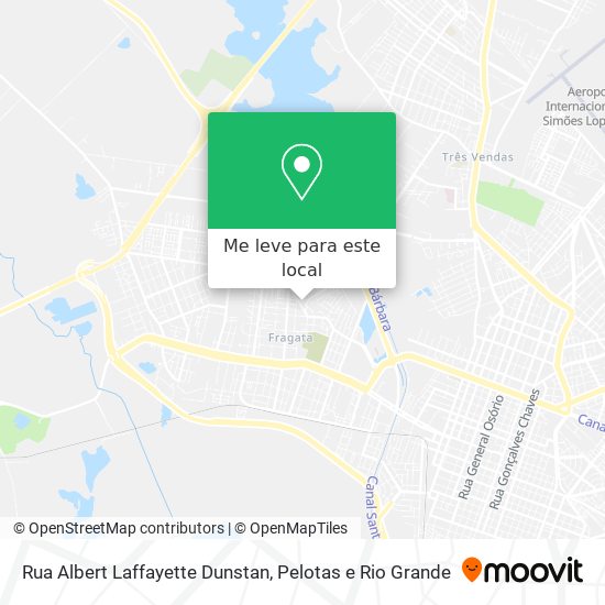 Rua Albert Laffayette Dunstan mapa