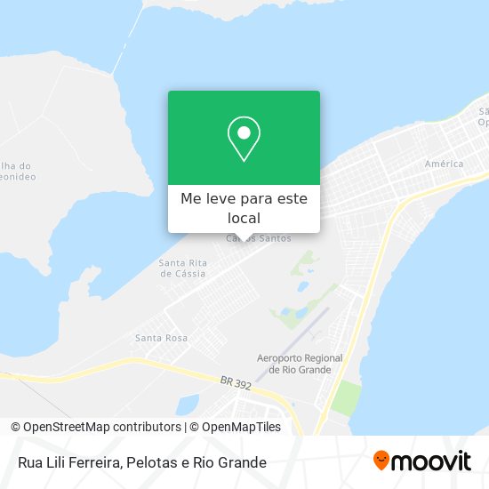 Rua Lili Ferreira mapa