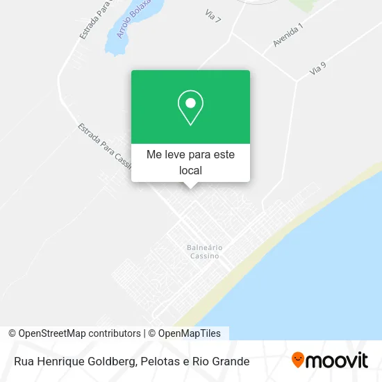 Rua Henrique Goldberg mapa