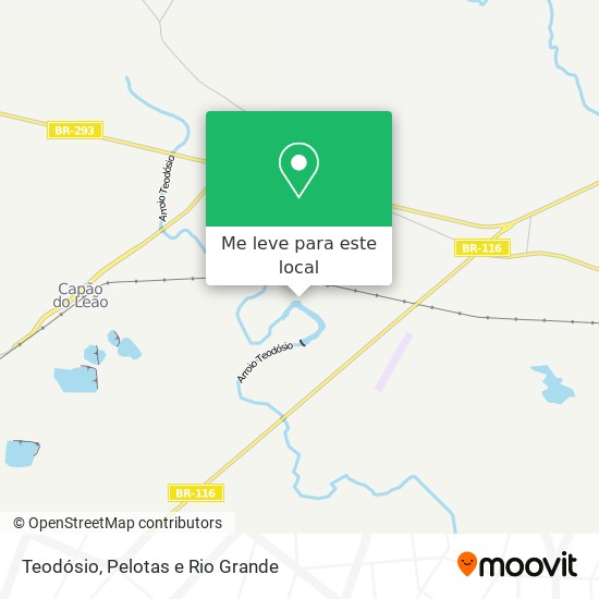 Teodósio mapa