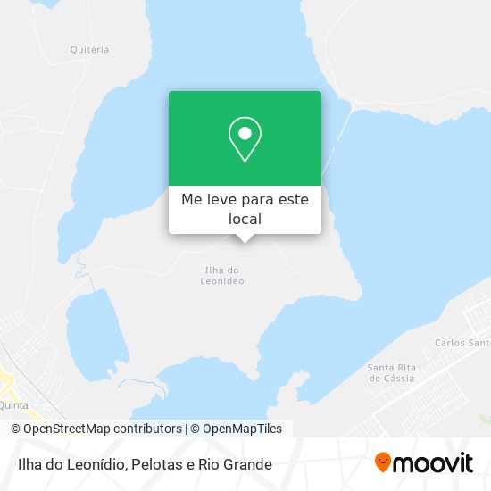 Ilha do Leonídio mapa