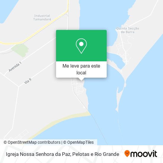 Igreja Nossa Senhora da Paz mapa