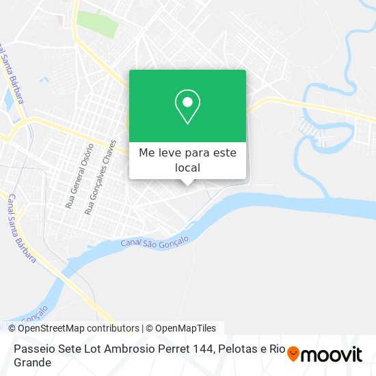 Passeio Sete Lot Ambrosio Perret 144 mapa