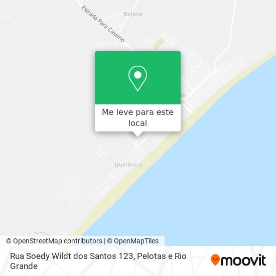 Rua Soedy Wildt dos Santos 123 mapa