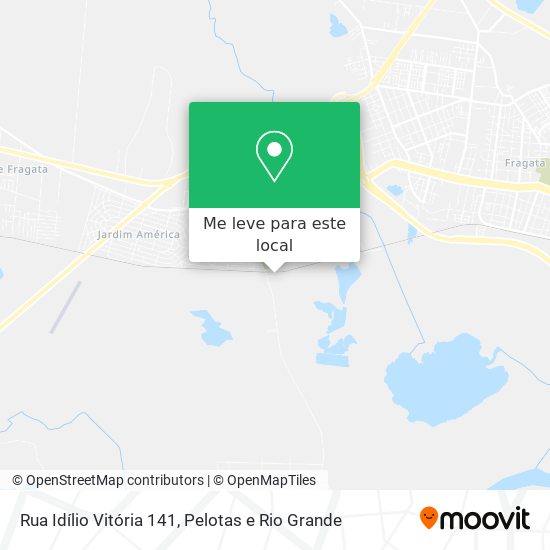 Rua Idílio Vitória 141 mapa