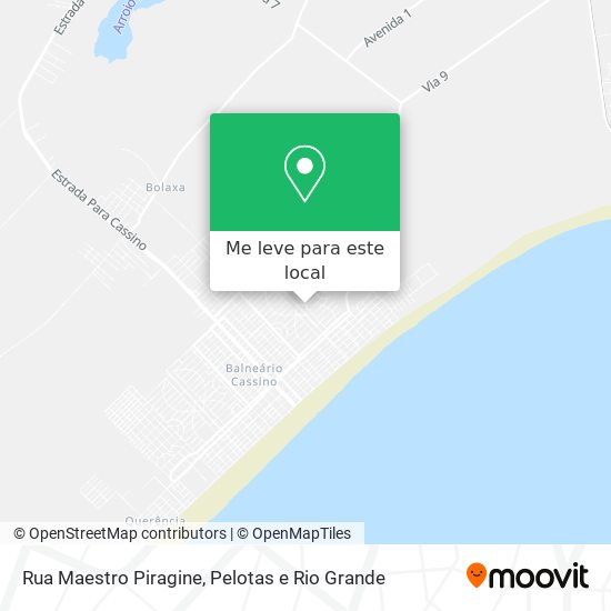 Rua Maestro Piragine mapa