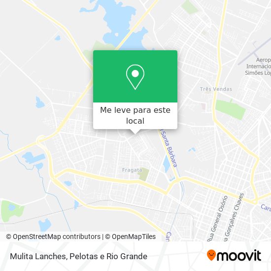 Mulita Lanches mapa