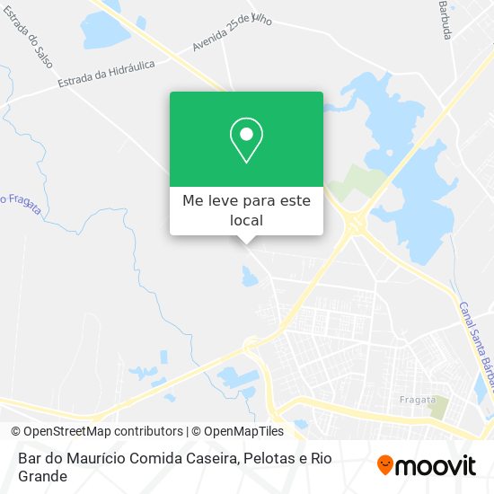 Bar do Maurício Comida Caseira mapa