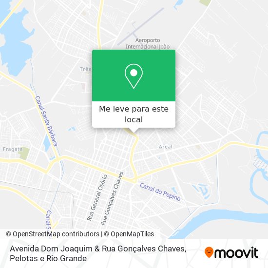 Avenida Dom Joaquim & Rua Gonçalves Chaves mapa