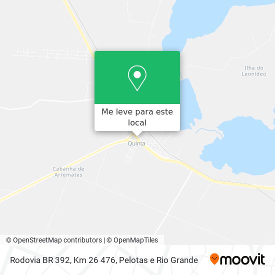 Rodovia BR 392, Km 26 476 mapa