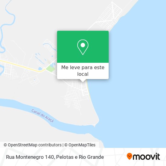 Rua Montenegro 140 mapa