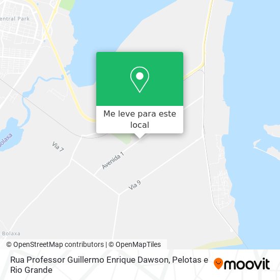 Rua Professor Guillermo Enrique Dawson mapa