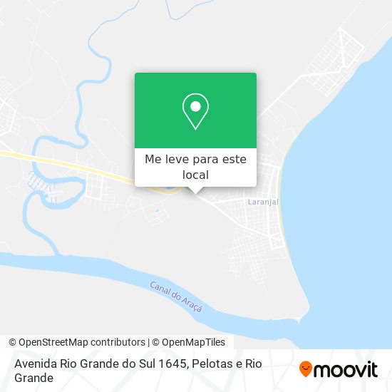 Avenida Rio Grande do Sul 1645 mapa