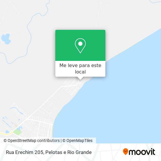 Rua Erechim 205 mapa