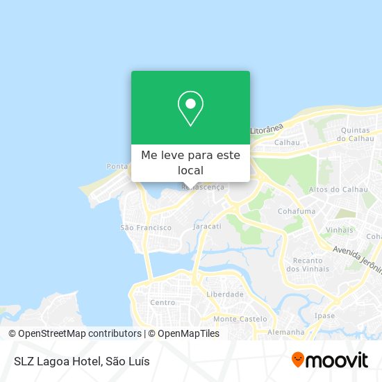 SLZ Lagoa Hotel mapa