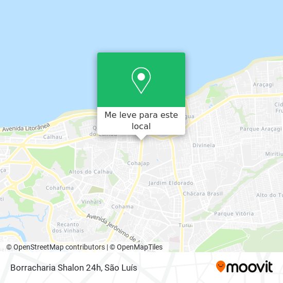 Borracharia Shalon 24h mapa
