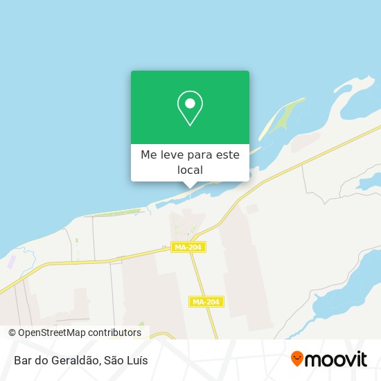 Bar do Geraldão mapa