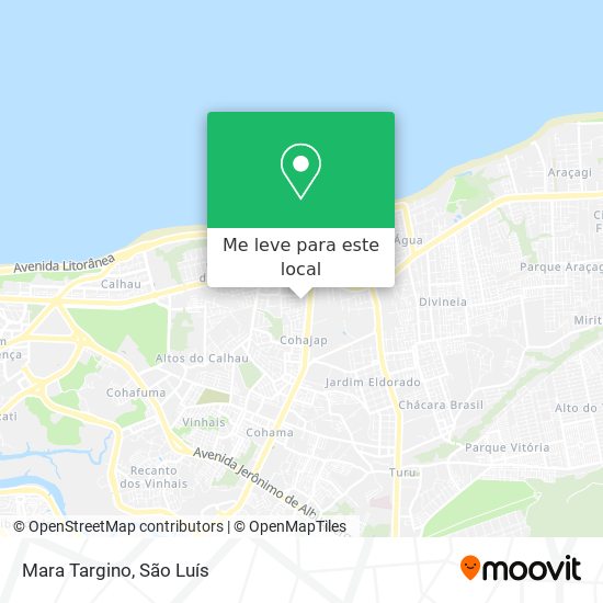 Mara Targino mapa