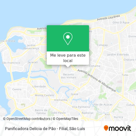 Panificadora Delícia de Pão - Filial mapa