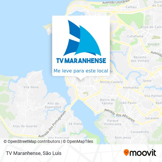 TV Maranhense mapa