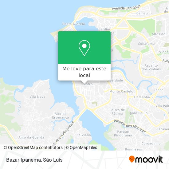 Bazar Ipanema mapa