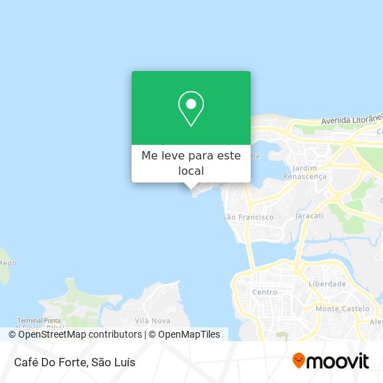 Café Do Forte mapa