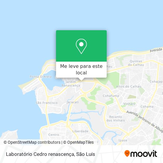 Laboratório Cedro renascença mapa