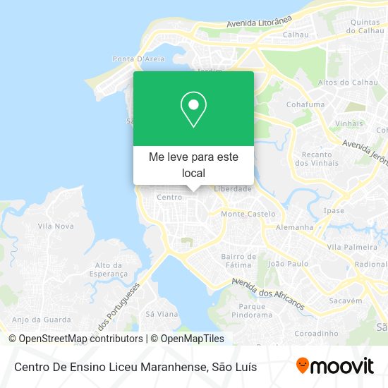 Centro De Ensino Liceu Maranhense mapa
