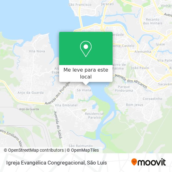 Igreja Evangélica Congregacional mapa