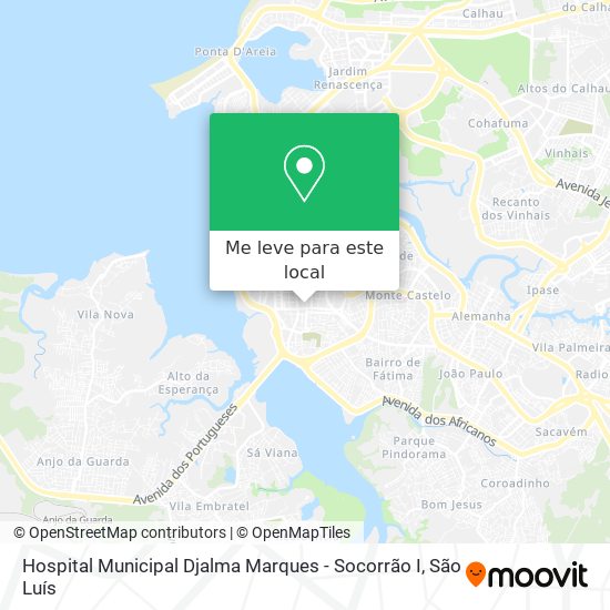 Hospital Municipal Djalma Marques - Socorrão I mapa