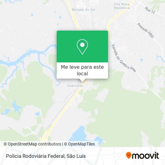 Policia Rodoviária Federal mapa