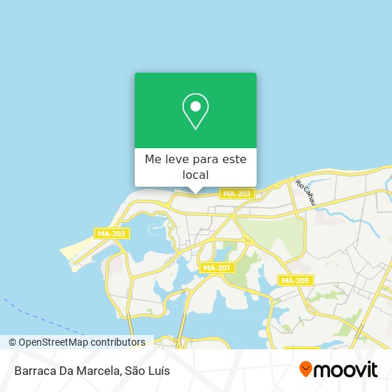 Barraca Da Marcela mapa