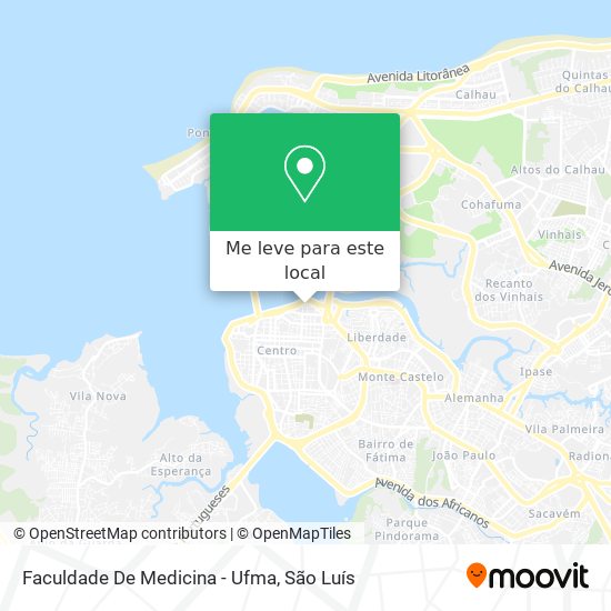 Faculdade De Medicina - Ufma mapa