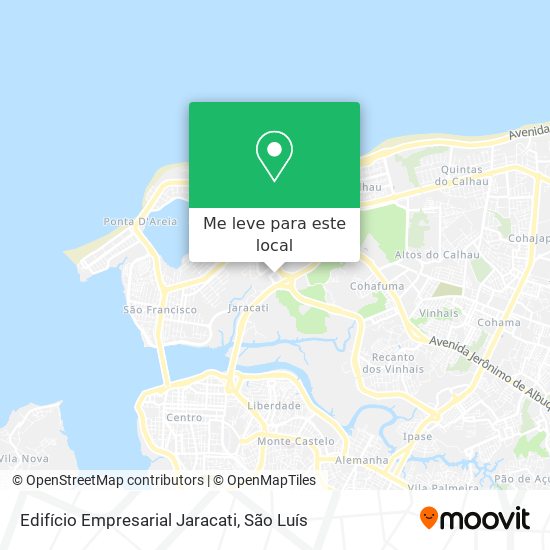 Edifício Empresarial Jaracati mapa