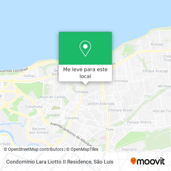 Condomínio Lara Liotto II Residence mapa