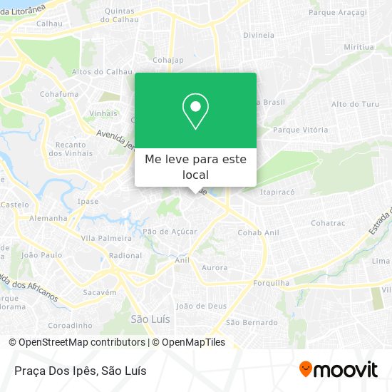 Praça Dos Ipês mapa